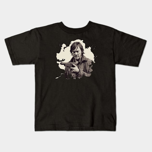 DARYL DIXON Kids T-Shirt by Pixy Official